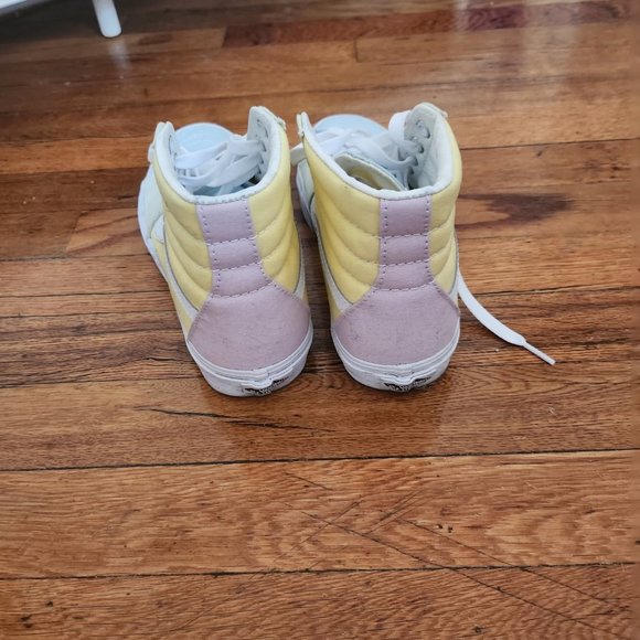 Discontinued Vans SK8-Hi sneakers in pastel color block - Picture 13 of 14
